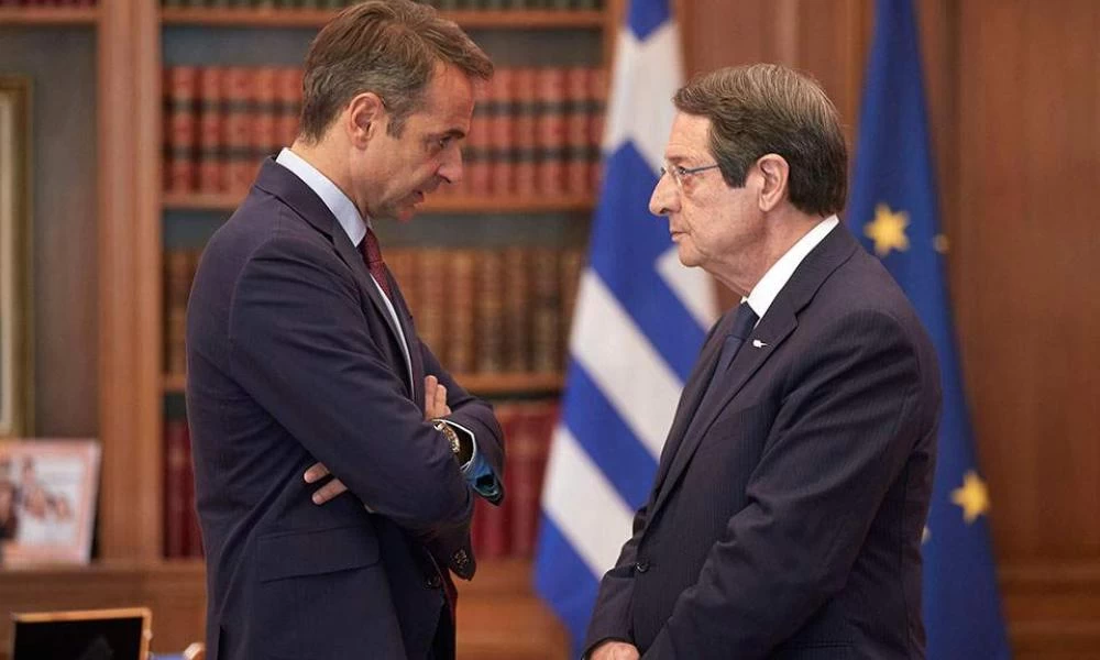 Κυπριακό: Συνάντηση Κ. Μητσοτάκη και Ν. Αναστασιάδη στο Μαξίμου